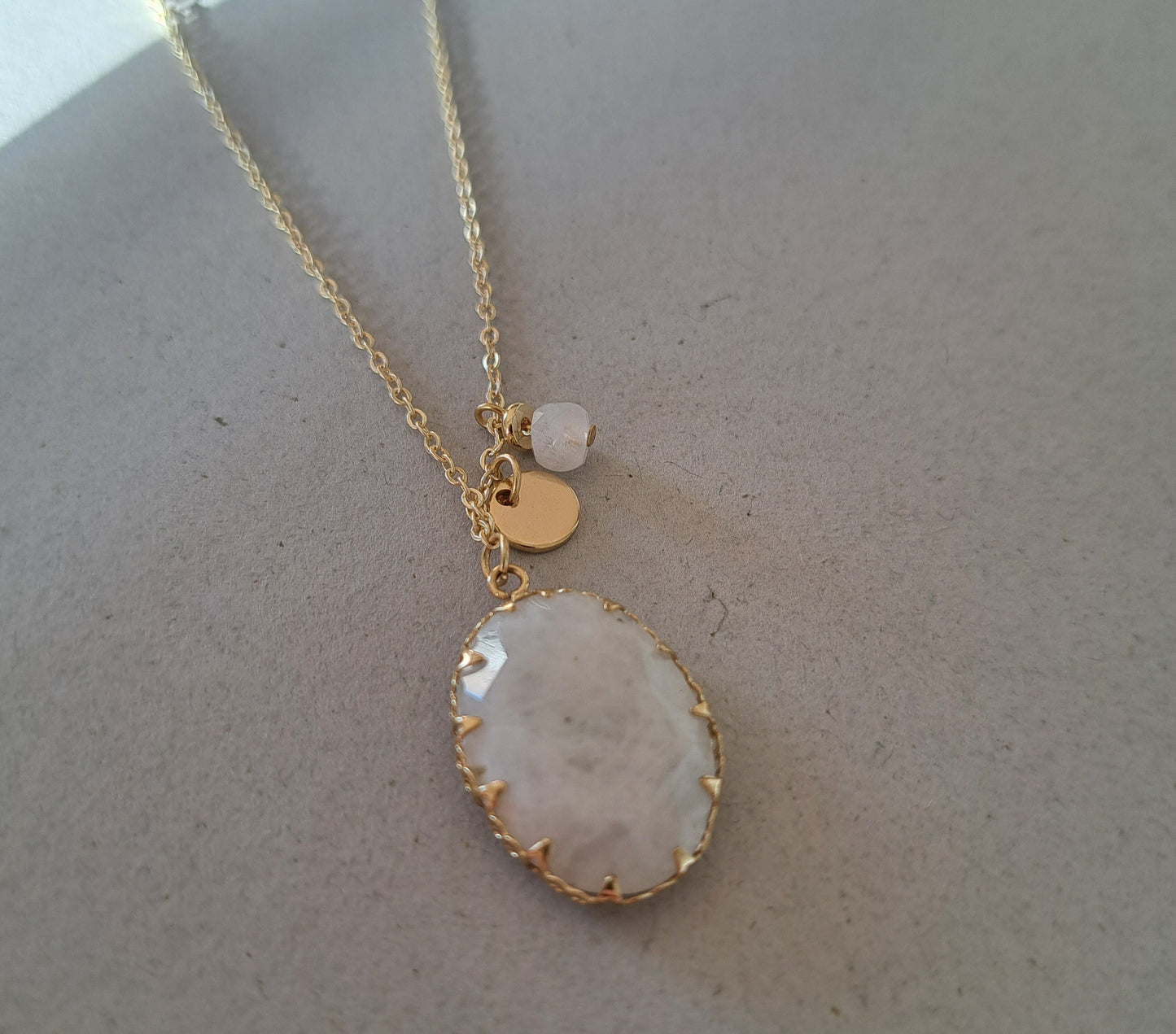 Moonstone necklace