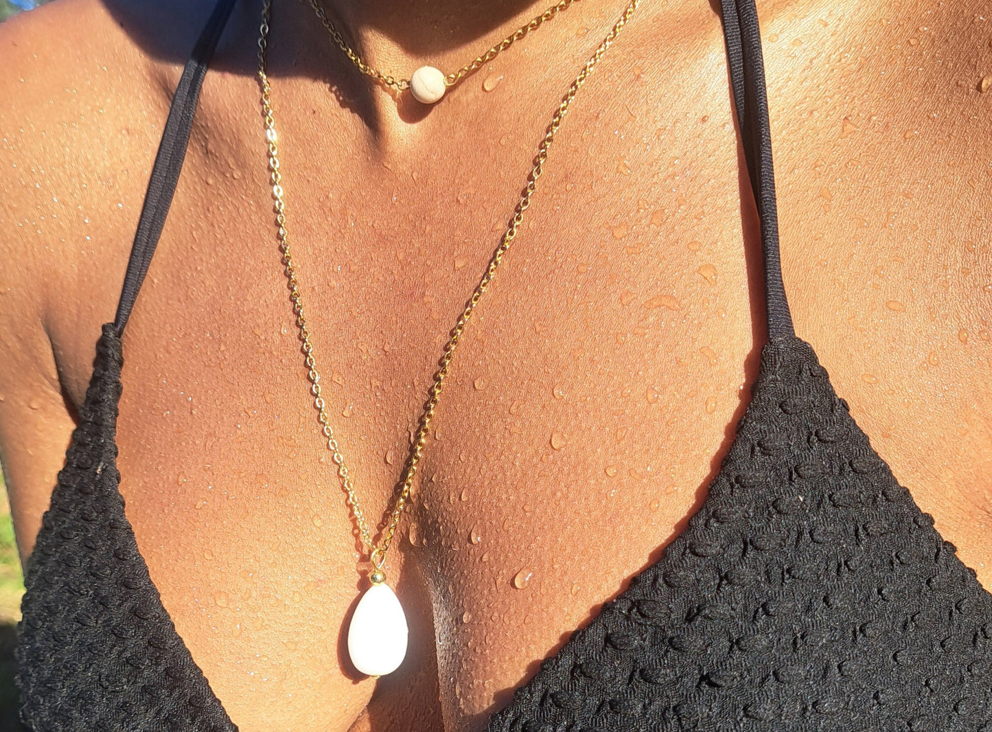 Collier pendentif Nacre - SUMMER