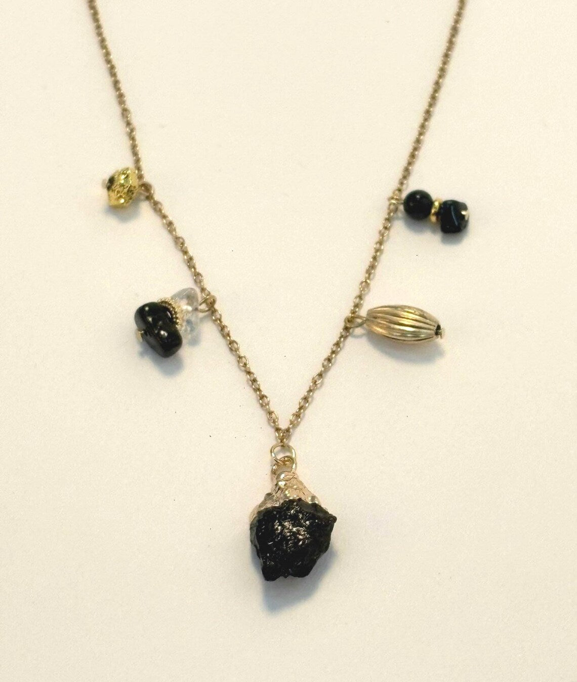 Collier 5 pendentifs - Pierre au choix